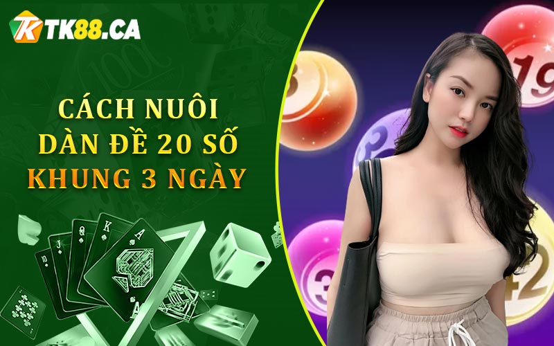 Cách nuôi dàn đề 20 số khung 3 ngày