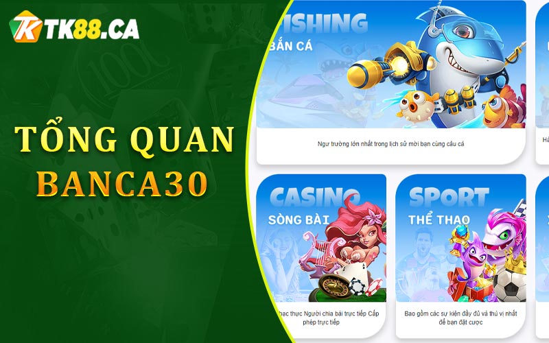 Tổng quan về cổng game Banca30